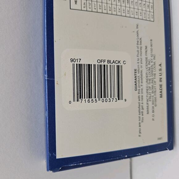 Vtg NOS Fruit of The Loom Control Top Pantyhose Lingerie Like Lycra Panty Sz C - Picture 4 of 4